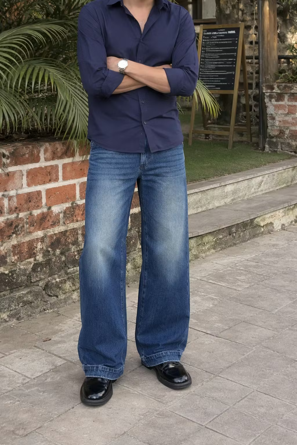 Vintage Cool Faded Tinted Regular Denims - Image 4