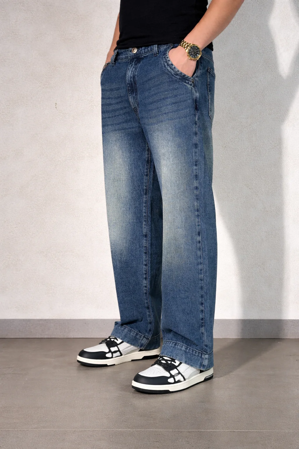 Vintage Cool Faded Tinted Regular Denims - Image 5